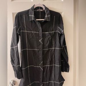 Athleta Trail to Town Flannel Dress